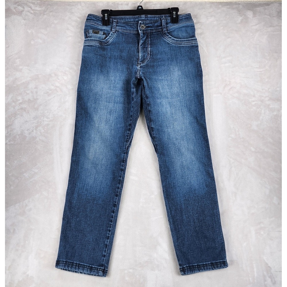 Kuhl Jeans Mens 32x30 Medium Wash Blue Regular Straight Stretch Denim Pants 5200